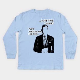 HARVEY SPECTER PHILOSOPHY Kids Long Sleeve T-Shirt